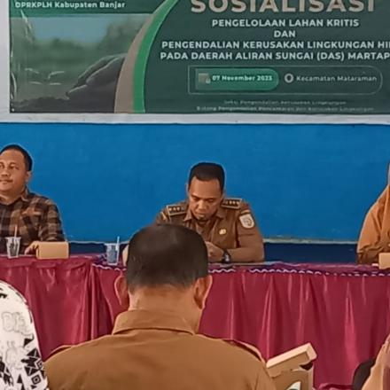 Pembakal Menghadiri Sosialisasi Pengelolaan Lahan Kritis Dan Pengendalian Kerusakan Lingkungan Hidup